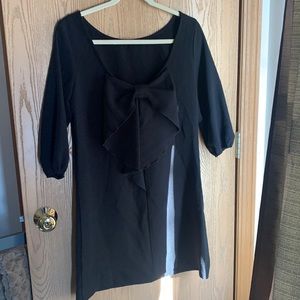 Black dress with big bow on back!